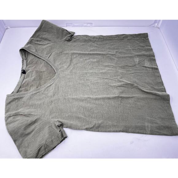 Sinsay Women's Green Top Size S V-Neck Tshirt Style Pre-Owned in fair condition - Picture 1 of 7